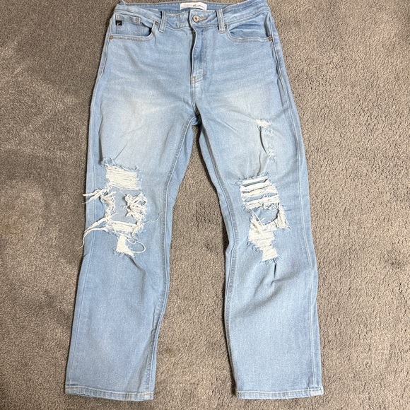 KanCan Light Blue Distressed Skinny Jeans - Picture 4 of 6